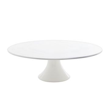 Marble grey cake stand d31xh9.8cm