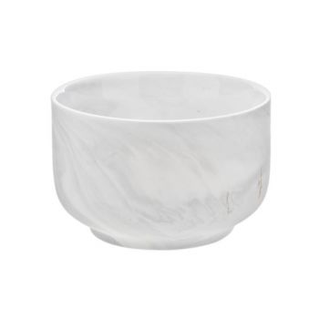 Marble grey bowl d9.2xh5.8cm 22cl