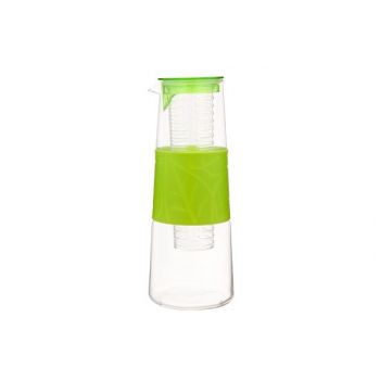 Cosy & trendy glass water bottle green 1l