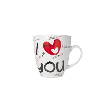 Brandless mug 85cl 'i love you' d12.5xh13.5cm
