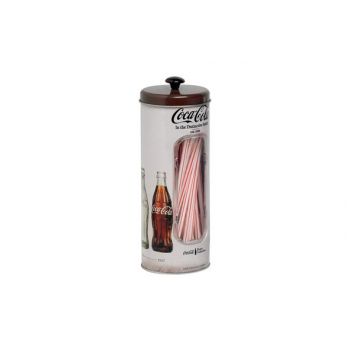 Cosy & trendy coca cola straw holder d8.5xh23cm