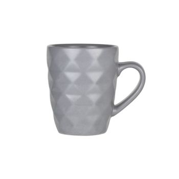 Cosy & trendy prisma grey mug d8.5xh10.5cm 36cl