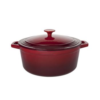 Bergerac red casserole cast iron d28cm