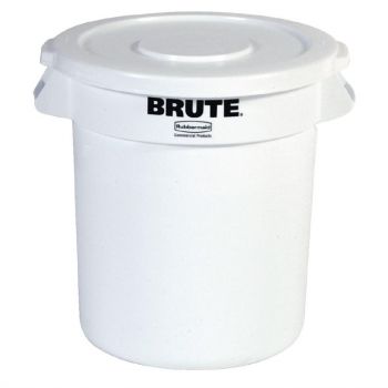 Rubbermaid Brute ronde container wit 37.9L