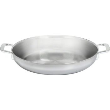 15828 Demeyere Multifunction 7 Frying pan with 2 Handles and Closed Edged Inox 28cm 