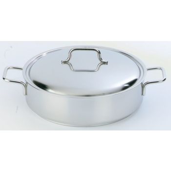 Demeyere Apollo 44328A Low Casserole  28 CM With Lid